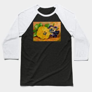 yellow and purple violets Baseball T-Shirt